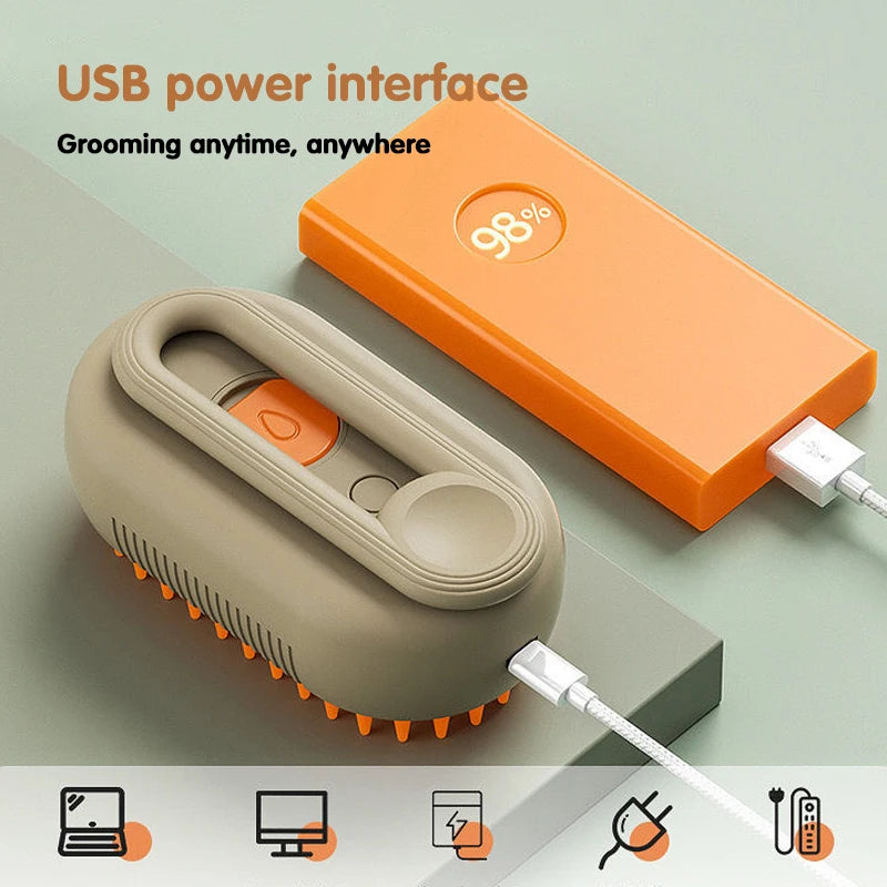 LumiPaws Electric Steam Brush