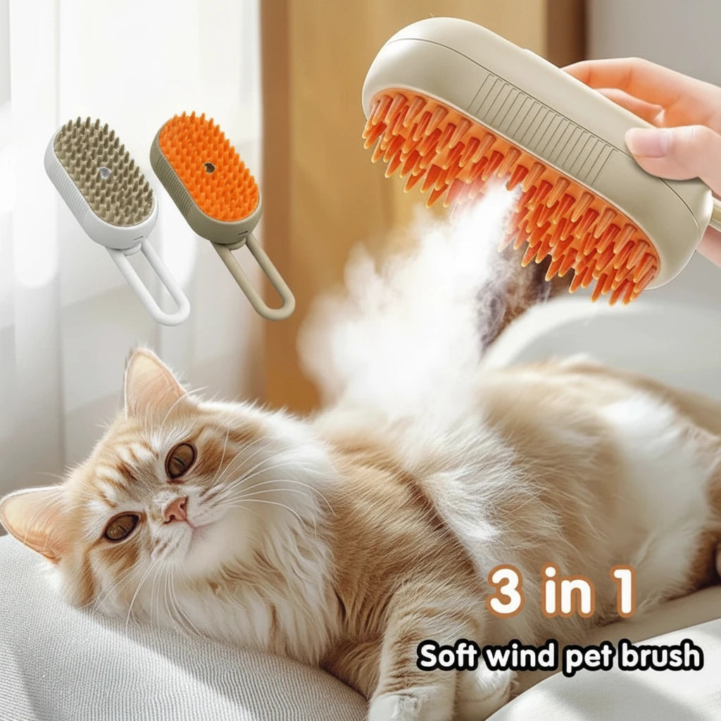 LumiPaws Electric Steam Brush